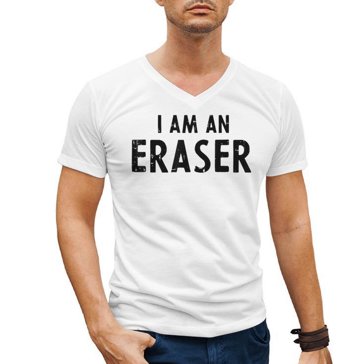 Halloween Teacher Im An Eraser Costume Kids Men Women Men's V-Neck T-Shirt