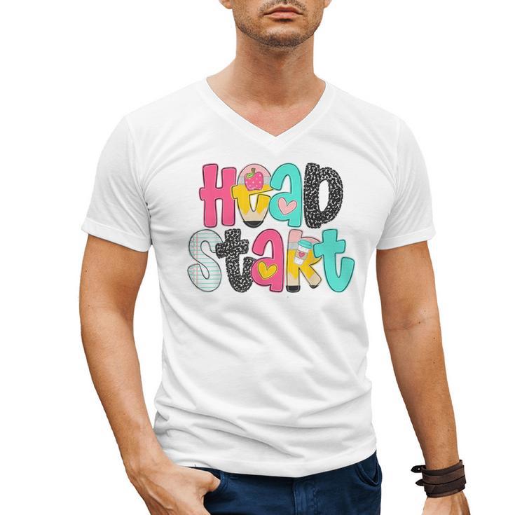Head Start Team Homeschool Teacher Headstart Back To School Men's V-Neck T-Shirt, trending gift Head Start Team Homeschool Teacher Headstart Back To School Men's V-Neck T-Shirt, trending gift