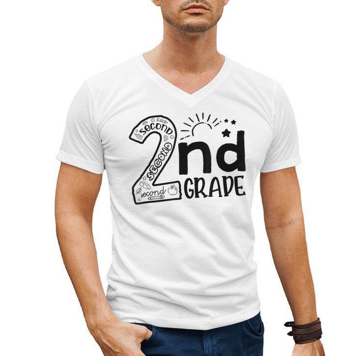 Hello On To 2nd Grade Teachers Boys And Team Secound Grade Men's V-Neck T-Shirt
