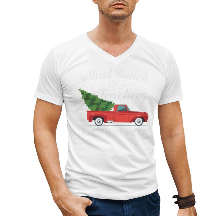 Jolliest Bunch Of Teachers This Side Of The Hallway Men's V-Neck T-Shirt