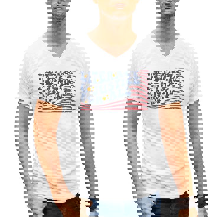 Literacy Justice For All Teacher Men&#x27;s V-Neck T-Shirt