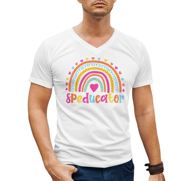 Speducator Special Education Teacher Sped Ed Men's V-Neck T-Shirt