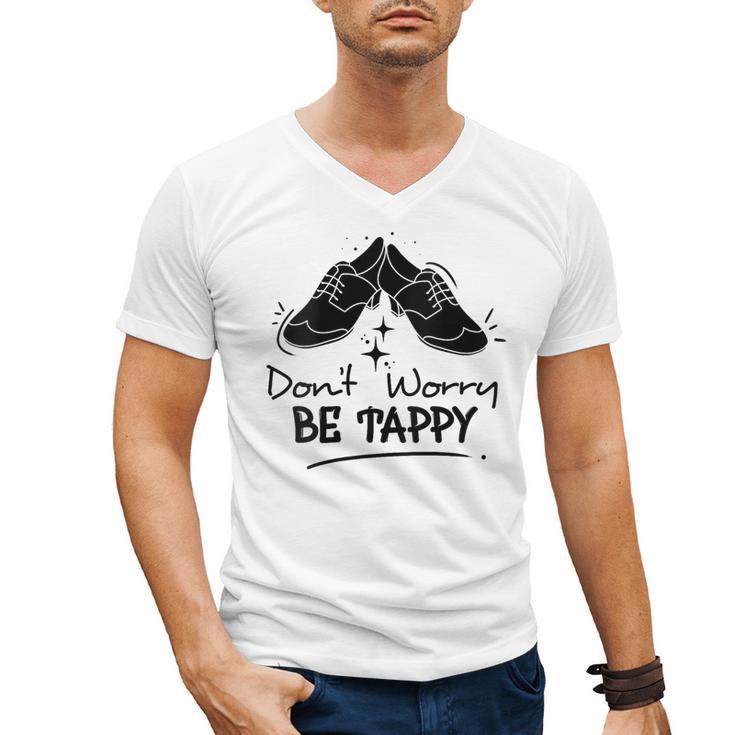 Tap Dancer Tap Dancing Shoes Tap Dance Teacher Men's V-Neck T-Shirt