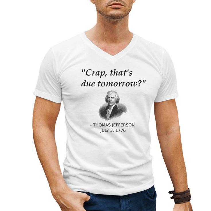 Thomas Jefferson USA History Teacher Student Men's V-Neck T-Shirt, History Teacher Gifts, trending gift