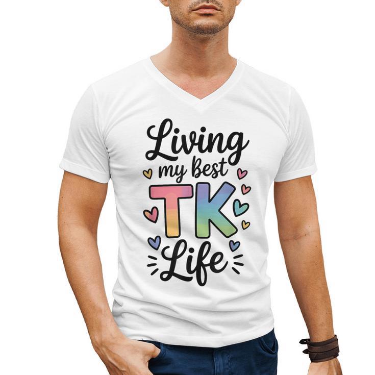 Transitional Kindergarten TK Teacher Men's V-Neck T-Shirt