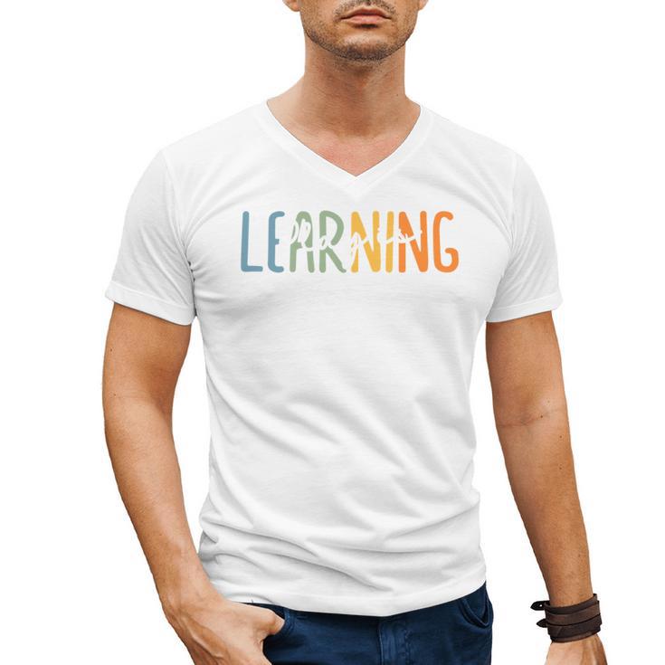 Vintage Play Is Learning Back To School Toddler Teacher Men's V-Neck T-Shirt, trending gift Vintage Play Is Learning Back To School Toddler Teacher Men's V-Neck T-Shirt, trending gift