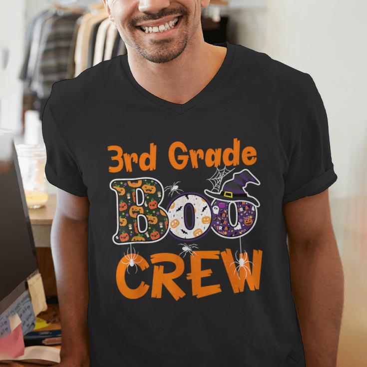3rd Grade Boo Crew Halloween Teachers Students Costume Men's V-Neck T-Shirt, funny gift 3rd Grade Boo Crew Halloween Teachers Students Costume Men's V-Neck T-Shirt, funny gift
