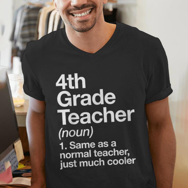 4th Grade Teacher Definition Back To School First Day Men's V-Neck T-Shirt, First Grade Teacher Shirts, 4th Grade Teacher Shirts, funny gift 4th Grade Teacher Definition Back To School First Day Men's V-Neck T-Shirt, First Grade Teacher Shirts, 4th Grade Teacher Shirts, funny gift