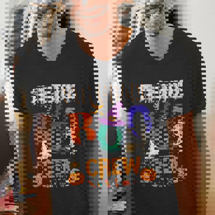 5th Grade Boo Crew Teacher Student Halloween Costume For Men Women Kids Men&#x27;s V-Neck T-Shirt, funny gift