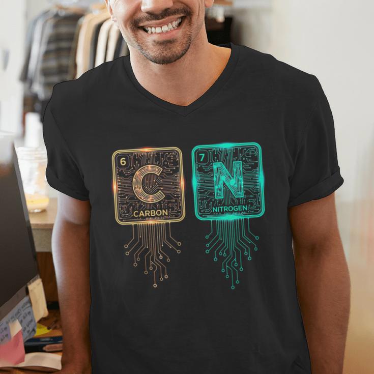 6 7 Science Chemistry Teacher Periodic Table Meme Men's V-Neck T-Shirt, Science Teacher Shirts, funny gift