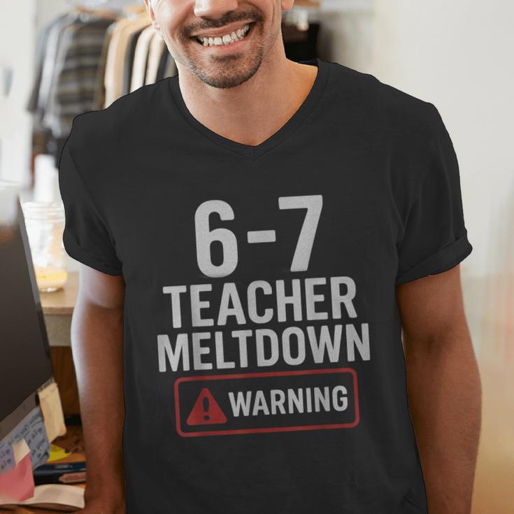 67 Don't Say 6-7 Again Teacher Shirt 67 Sarcastic Meme Men's V-Neck T-Shirt, funny gift 67 Don't Say 6-7 Again Teacher Shirt 67 Sarcastic Meme Men's V-Neck T-Shirt, funny gift