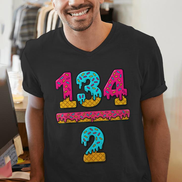 67 Ice Cream Drip Meme Division Math Teacher Gen Alpha Slang Men's V-Neck T-Shirt, funny gift 67 Ice Cream Drip Meme Division Math Teacher Gen Alpha Slang Men's V-Neck T-Shirt, funny gift