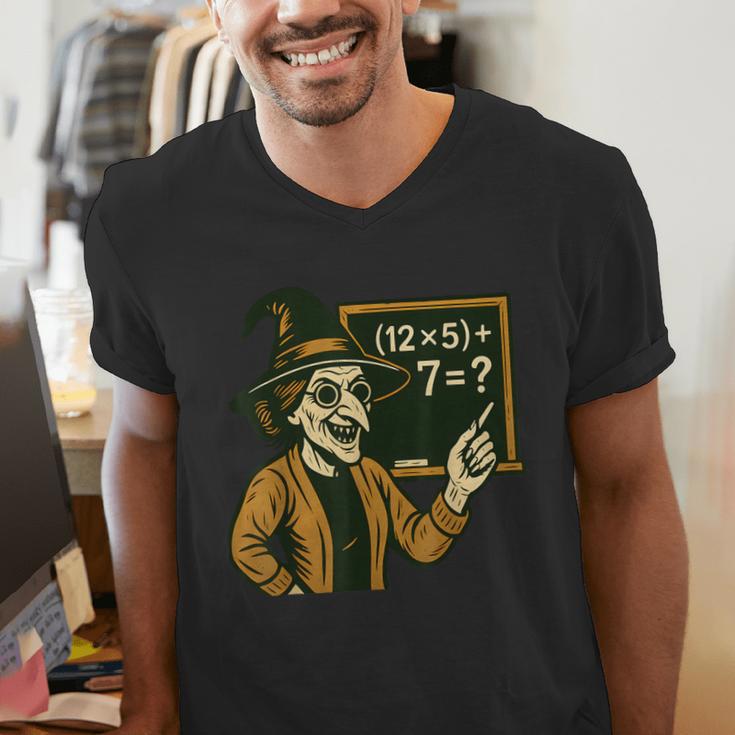 67 Teacher Halloween Witch Six Seven Meme Brainrot Math Joke Men's V-Neck T-Shirt, funny gift 67 Teacher Halloween Witch Six Seven Meme Brainrot Math Joke Men's V-Neck T-Shirt, funny gift
