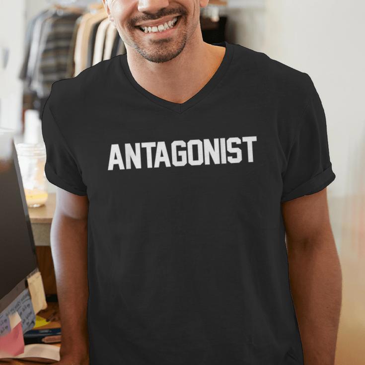 Antagonist English Literature Teacher Costume T Shirt Men's V-Neck T-Shirt, English Teacher Shirts, funny gift Antagonist English Literature Teacher Costume T Shirt Men's V-Neck T-Shirt, English Teacher Shirts, funny gift