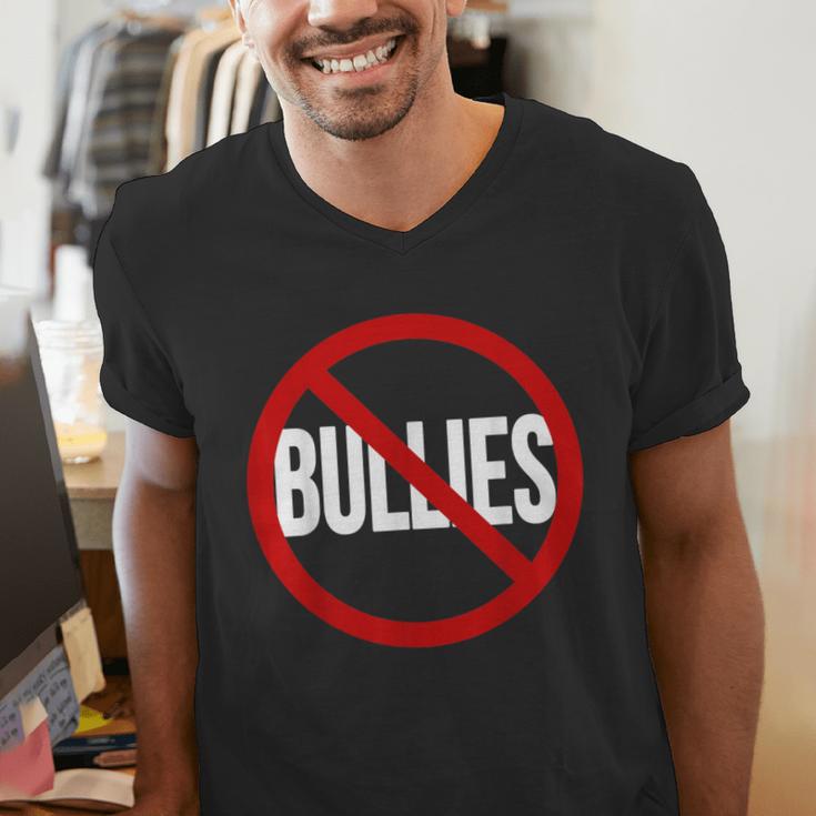 Anti Bullying No Bullies School Teacher Student Kindness Men's V-Neck T-Shirt, funny gift