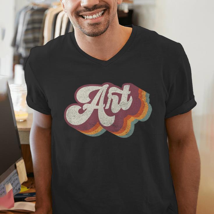Art Teacher Back To School Men's V-Neck T-Shirt, funny gift