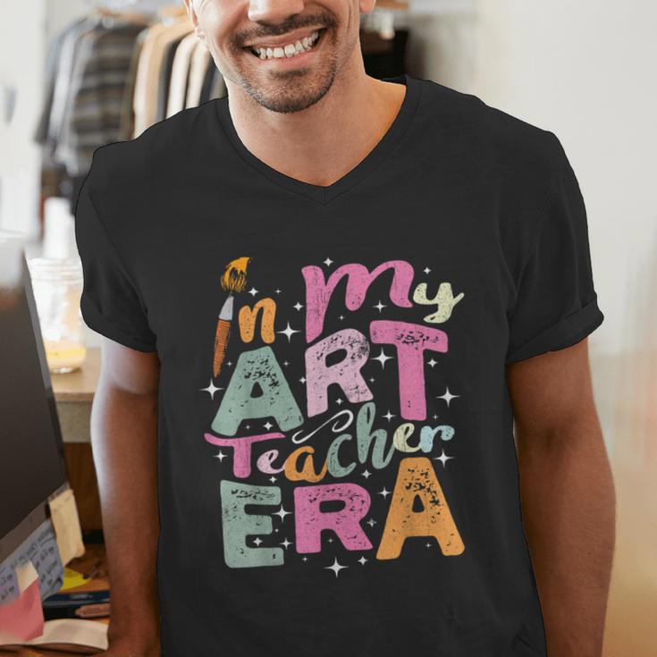 In My Art Teacher Era Teaching Future Artist Back To School Men's V-Neck T-Shirt, Future Teacher Shirts, funny gift
