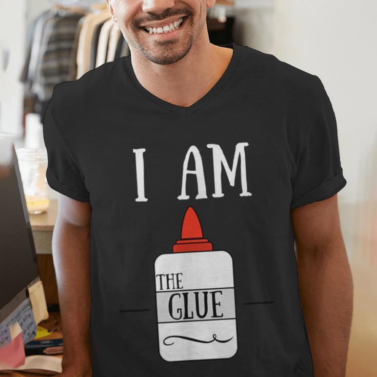 Art Teacher T-Shirt I Am The Glue Men's V-Neck T-Shirt, funny gift