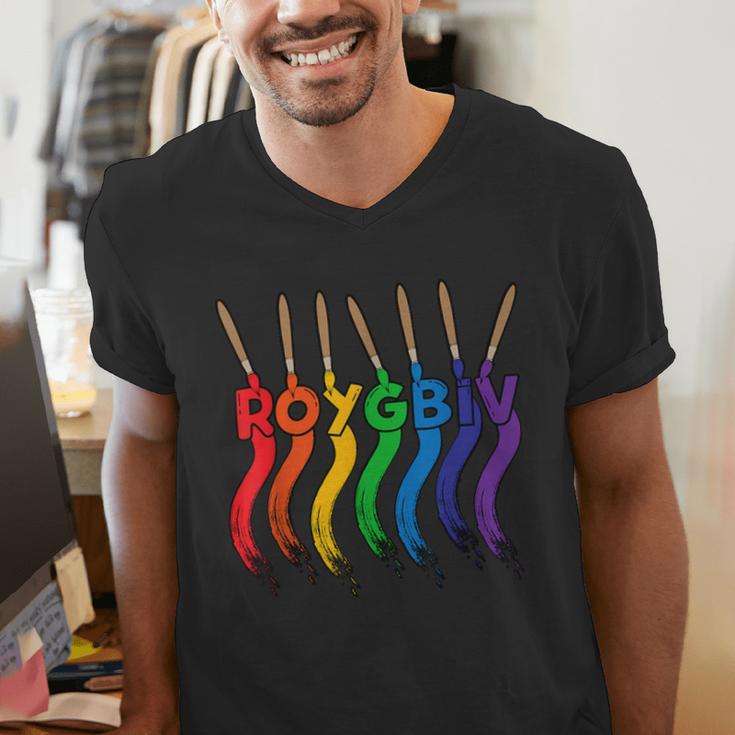Art Teacher For Women Art Teacher Clothes Men's V-Neck T-Shirt, funny gift