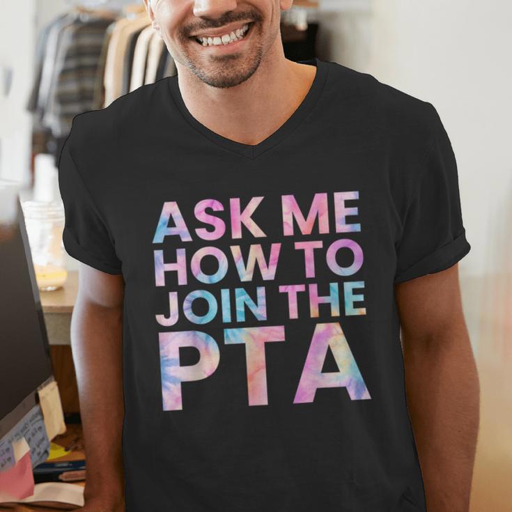 Ask Me How To Join PTA Crew Parent Teacher Matching School Men's V-Neck T-Shirt, funny gift Ask Me How To Join PTA Crew Parent Teacher Matching School Men's V-Neck T-Shirt, funny gift