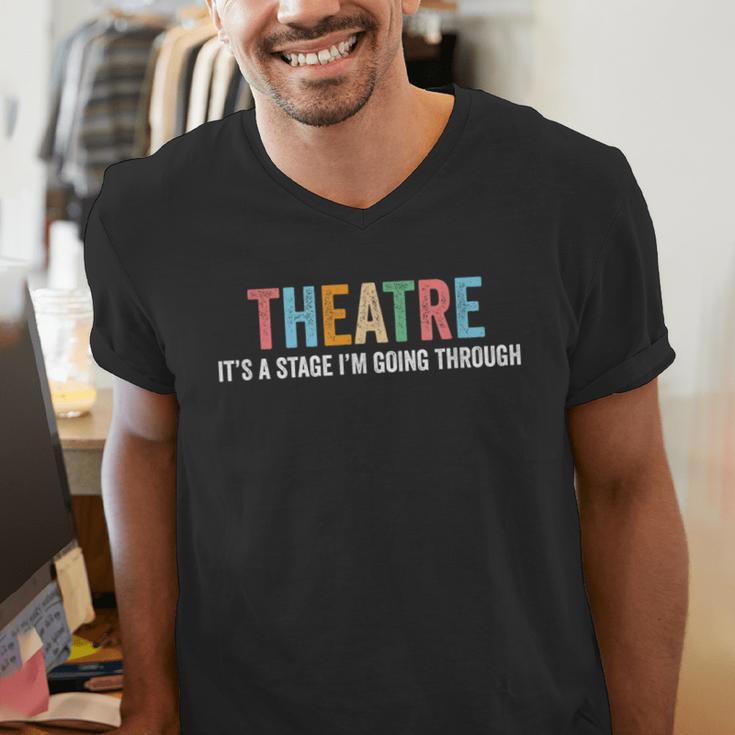 Theatre Drama Teacher Stage Play Broadway Theatre Men's V-Neck T-Shirt, funny gift Theatre Drama Teacher Stage Play Broadway Theatre Men's V-Neck T-Shirt, funny gift