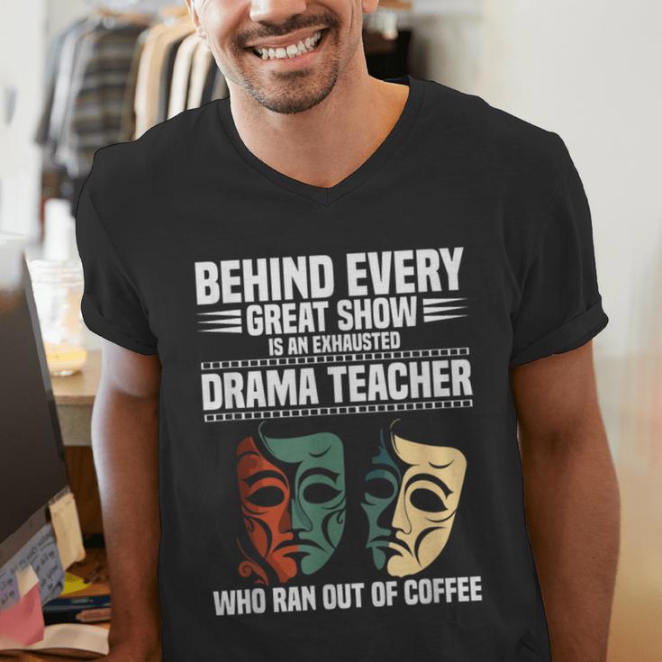 Theatre Teacher Drama Lover Theatre Mask Drama Teacher Men's V-Neck T-Shirt, funny gift Theatre Teacher Drama Lover Theatre Mask Drama Teacher Men's V-Neck T-Shirt, funny gift
