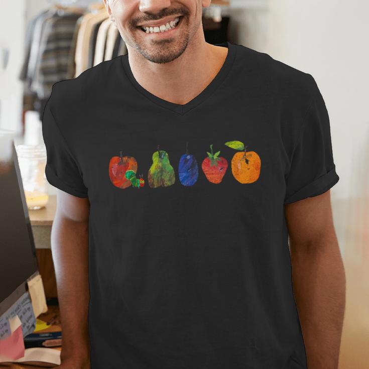 Back To School Cute Hungry Lover Fruits Teacher Men's V-Neck T-Shirt, funny gift Back To School Cute Hungry Lover Fruits Teacher Men's V-Neck T-Shirt, funny gift