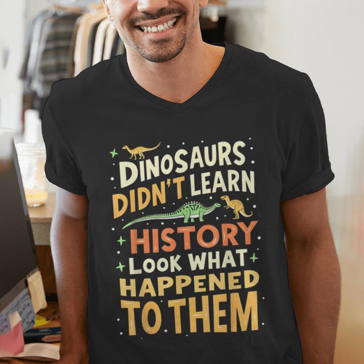Back To School Dinosaur Social Studies Teacher Student Men's V-Neck T-Shirt, funny gift Back To School Dinosaur Social Studies Teacher Student Men's V-Neck T-Shirt, funny gift