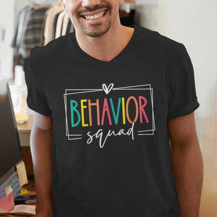Behavior Squad School Counselor SPED Teacher Kids Women Men Men's V-Neck T-Shirt, funny gift Behavior Squad School Counselor SPED Teacher Kids Women Men Men's V-Neck T-Shirt, funny gift