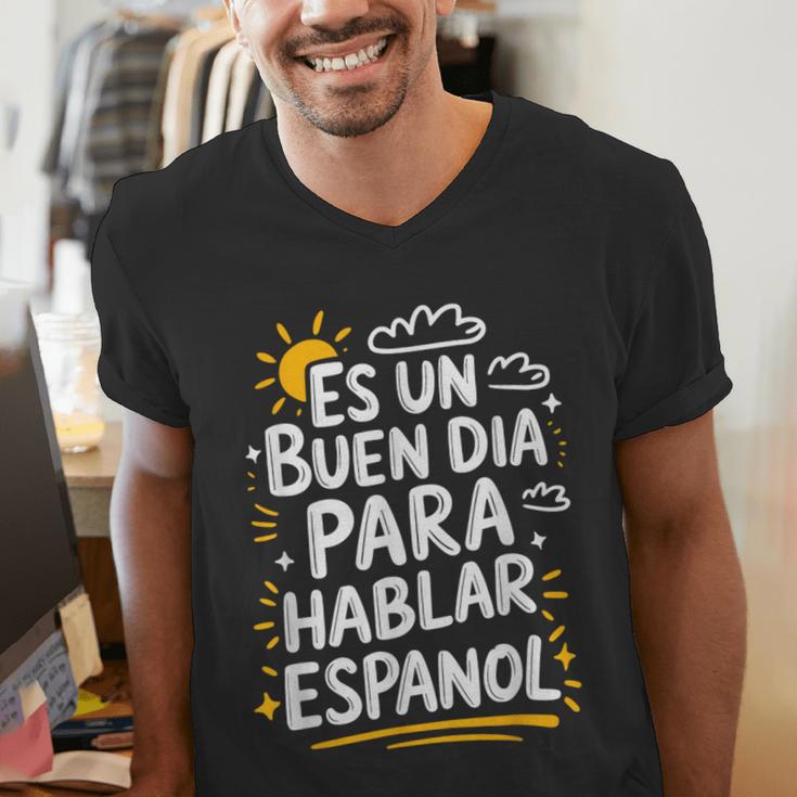 Bilingual Teacher Maestra Spanish Teacher Men's V-Neck T-Shirt, funny gift Bilingual Teacher Maestra Spanish Teacher Men's V-Neck T-Shirt, funny gift