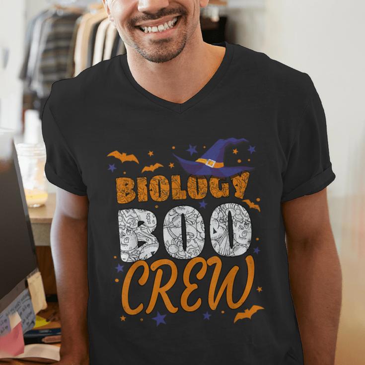 Biology Boo Crew Halloween Biology Teacher Matching For Men Women Kids Men's V-Neck T-Shirt, funny gift Biology Boo Crew Halloween Biology Teacher Matching For Men Women Kids Men's V-Neck T-Shirt, funny gift