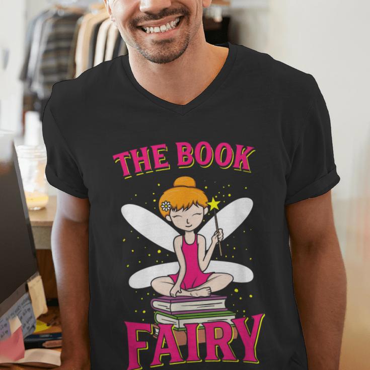 The Book Fairy Reading Teacher Librarian T-Shirt Men's V-Neck T-Shirt, funny gift The Book Fairy Reading Teacher Librarian T-Shirt Men's V-Neck T-Shirt, funny gift