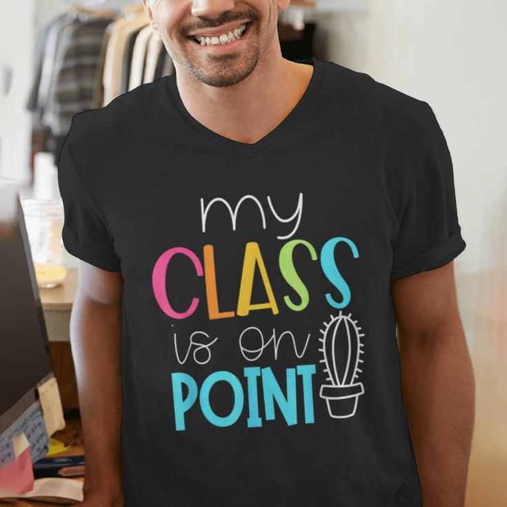 Cactus Teacher Shirt Cute Teacher Shirt Men's V-Neck T-Shirt, funny gift Cactus Teacher Shirt Cute Teacher Shirt Men's V-Neck T-Shirt, funny gift