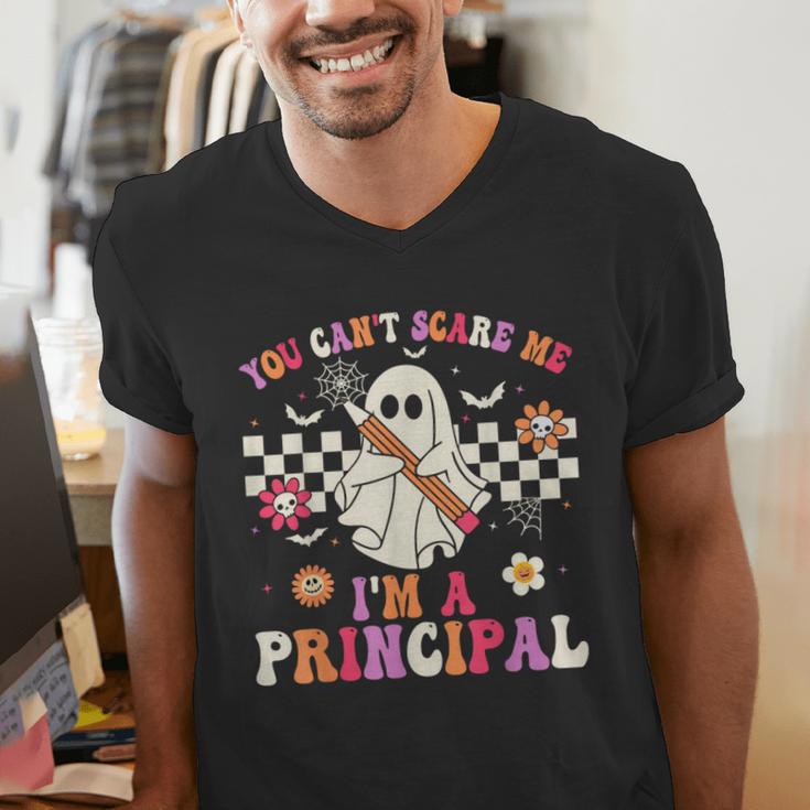 You Can't Scare Me I'm a Principal Halloween Teacher Men's V-Neck T-Shirt, funny gift You Can't Scare Me I'm a Principal Halloween Teacher Men's V-Neck T-Shirt, funny gift