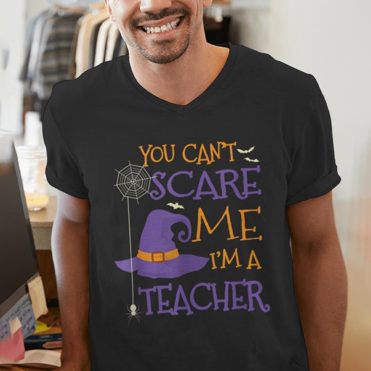 You Can't Scare Me I'm A Teacher For Men Women Men's V-Neck T-Shirt, funny gift You Can't Scare Me I'm A Teacher For Men Women Men's V-Neck T-Shirt, funny gift