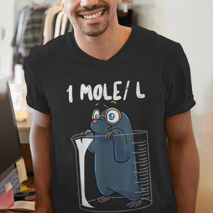 Chemistry Chemist Student Science Teacher Mole Men's V-Neck T-Shirt, Science Teacher Shirts, funny gift