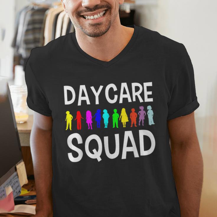 Childcare Daycare Squad Daycare Teacher Men Women Men's V-Neck T-Shirt, funny gift Childcare Daycare Squad Daycare Teacher Men Women Men's V-Neck T-Shirt, funny gift