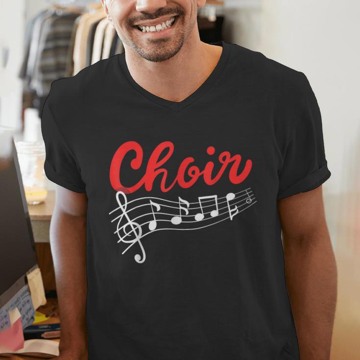Choir Chorister Choir Teacher Choir Director Men's V-Neck T-Shirt, funny gift