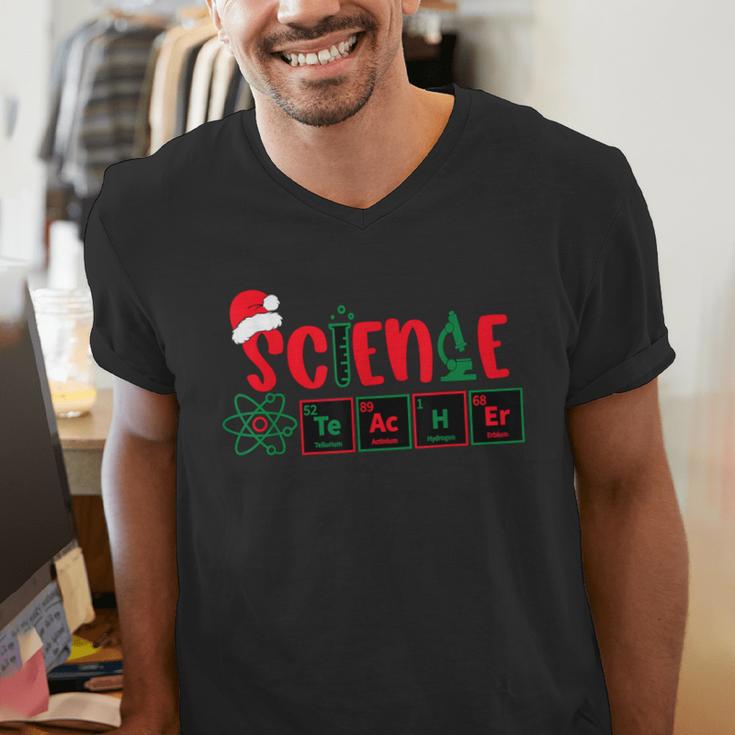 Christmas Science Teacher Santa Educator Chemical Elements Men's V-Neck T-Shirt, Science Teacher Shirts, funny gift Christmas Science Teacher Santa Educator Chemical Elements Men's V-Neck T-Shirt, Science Teacher Shirts, funny gift