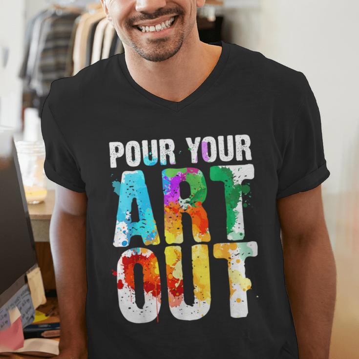 Cool Artist For Men Women Painter Art Teacher Paint Artists Men's V-Neck T-Shirt, funny gift Cool Artist For Men Women Painter Art Teacher Paint Artists Men's V-Neck T-Shirt, funny gift