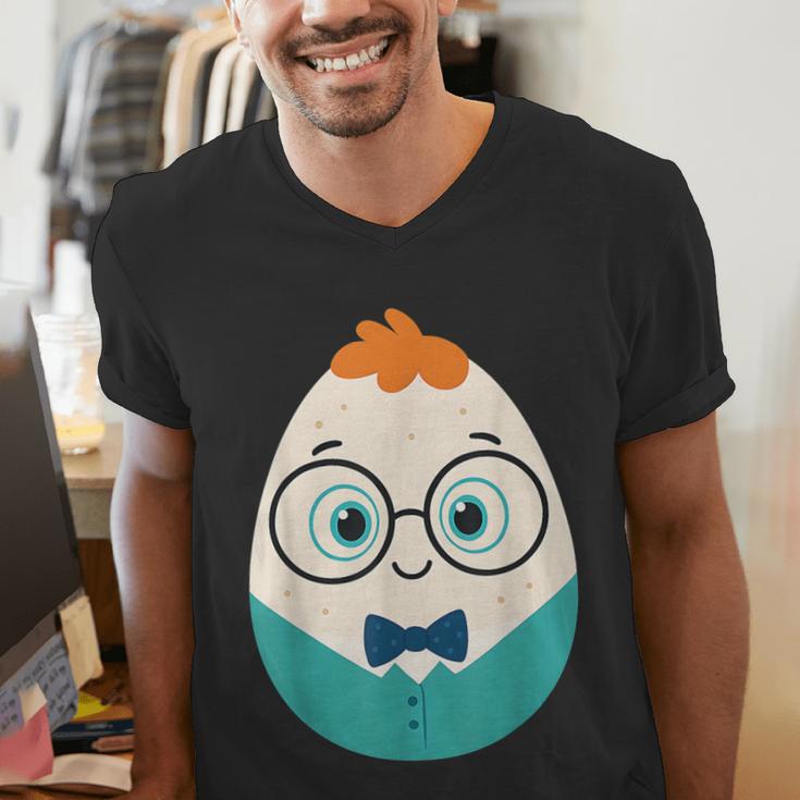 Cute Good Egg Teacher Halloween Costume Food Group Men's V-Neck T-Shirt, funny gift