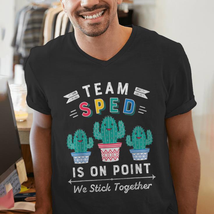 Cute SPED Teacher Special Education Cactus SPED Teacher Men's V-Neck T-Shirt, funny gift Cute SPED Teacher Special Education Cactus SPED Teacher Men's V-Neck T-Shirt, funny gift