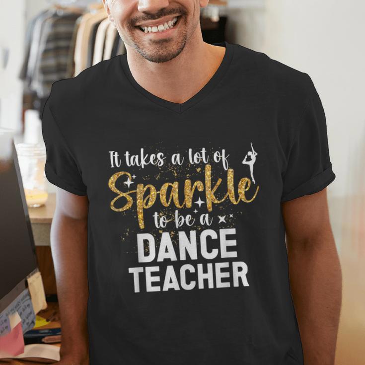 To Be A Dance Teacher Dance Instructor Dancing Teacher Men's V-Neck T-Shirt, funny gift To Be A Dance Teacher Dance Instructor Dancing Teacher Men's V-Neck T-Shirt, funny gift