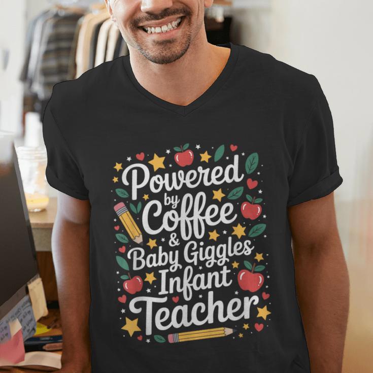 Daycare Provider Infant Teacher Quotes Toddler Teaching Men's V-Neck T-Shirt, funny gift Daycare Provider Infant Teacher Quotes Toddler Teaching Men's V-Neck T-Shirt, funny gift
