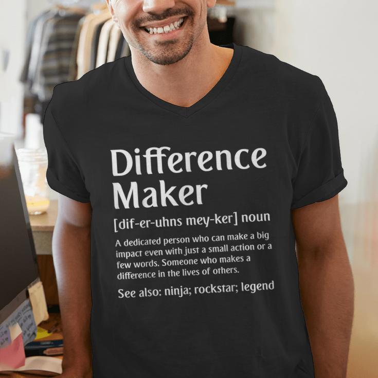 Difference Maker Definition Vintage Teachers Mom Boss Women Men's V-Neck T-Shirt, funny gift Difference Maker Definition Vintage Teachers Mom Boss Women Men's V-Neck T-Shirt, funny gift