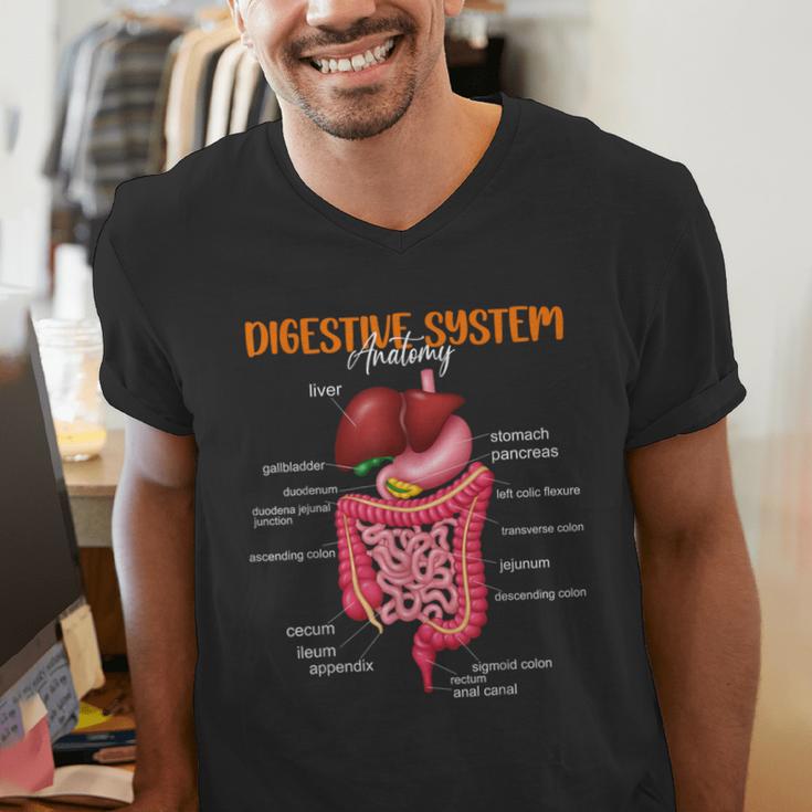 Digestive System Anatomy Anatomical Biology Teacher Men's V-Neck T-Shirt, funny gift Digestive System Anatomy Anatomical Biology Teacher Men's V-Neck T-Shirt, funny gift