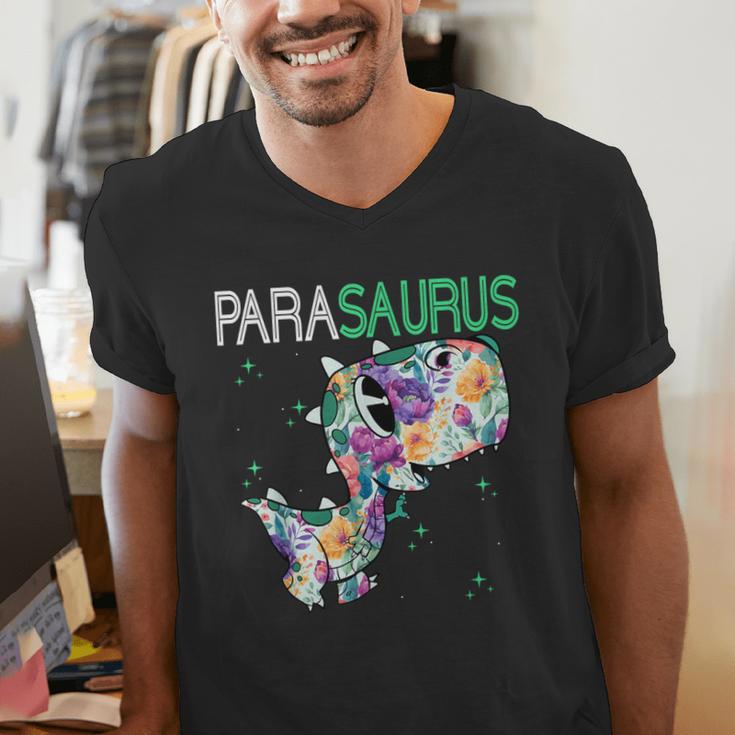 Dino Para Professional Teacher Collection T-Rex Dinosaur Paraeducator Assistant Teacher Men's V-Neck T-Shirt, funny gift Dino Para Professional Teacher Collection T-Rex Dinosaur Paraeducator Assistant Teacher Men's V-Neck T-Shirt, funny gift