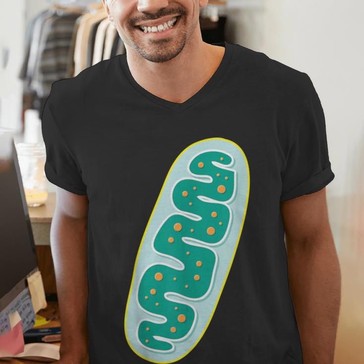 DIY Mitochondria Costume Biology Teacher Halloween Men's V-Neck T-Shirt, funny gift DIY Mitochondria Costume Biology Teacher Halloween Men's V-Neck T-Shirt, funny gift