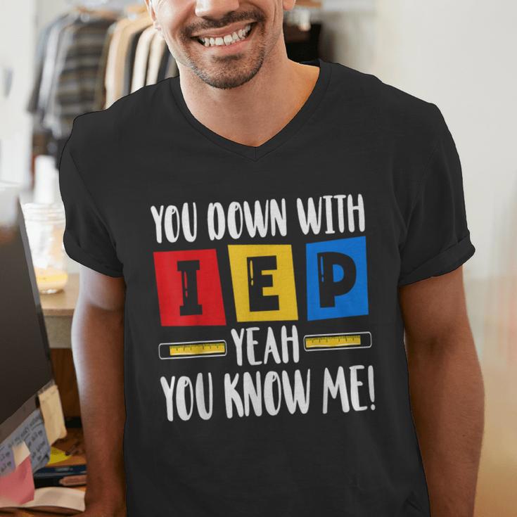 You Down With IEP Yeah You Know Me SPED Teacher Men's V-Neck T-Shirt, funny gift You Down With IEP Yeah You Know Me SPED Teacher Men's V-Neck T-Shirt, funny gift