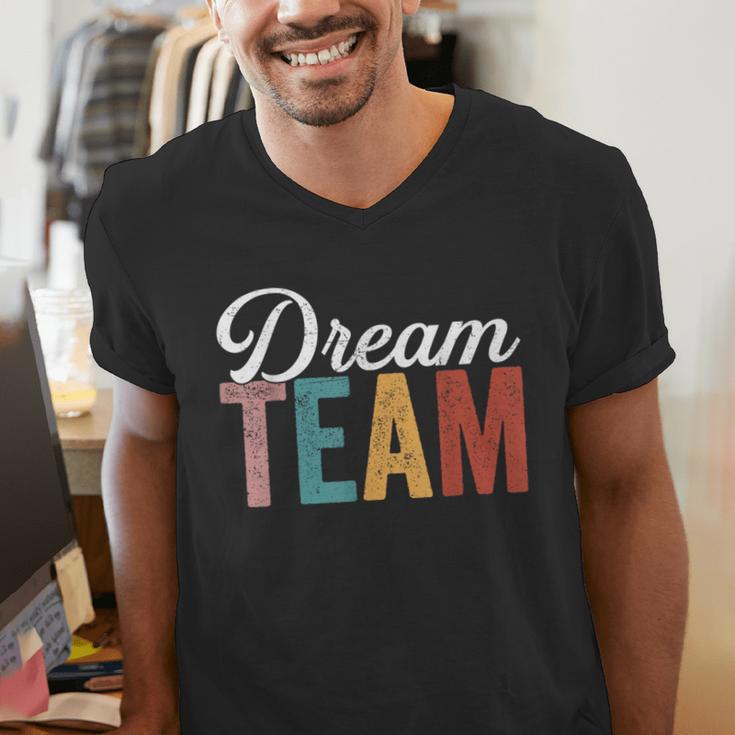 Dream Team Last Day Of School Back To School Teacher Kids Men's V-Neck T-Shirt, funny gift
